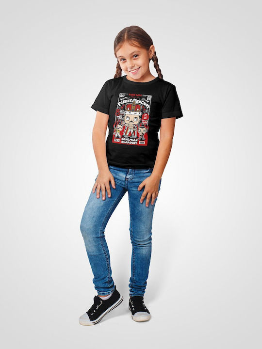 Παιδικό T-shirt Black Freddy Mercury 2