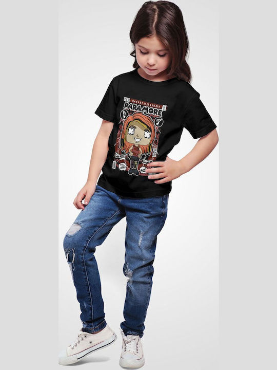 Kids' T-shirt Black Paramore Hayley Williams