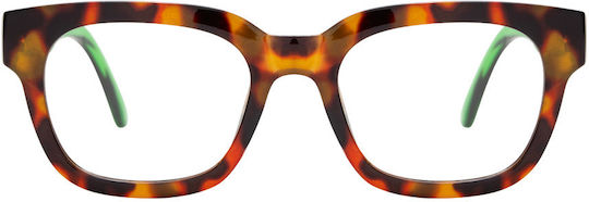 Mondo Acetate Blue Light Blocking Glasses in Maro Tortoise