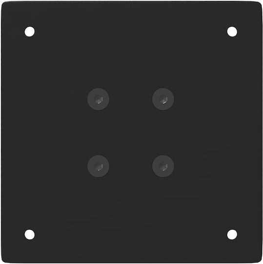 vidaXL Metallic Furniture Leg 4 Pieces Suitable for Table / Coffee Table / Office 72cm Black