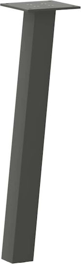 Kaffeetischbeine 4 Stk. Anthrazit 30 cm Stahl Anthrazit