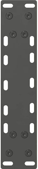 vidaXL Metallisches Möbelbein 2 Stück Für Tisch / Beistelltisch 28x42x42cm Anthrazit