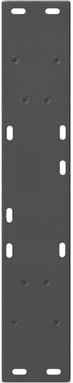 vidaXL Metallisches Möbelbein 2Stücke Für Tisch / Beistelltisch / Büro 60x72cm Anthrazit
