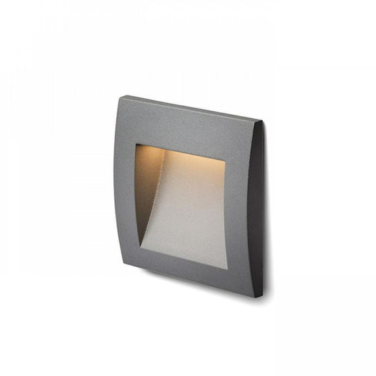 Rendl Light Studio Επιτοίχιο Εξωτερικό Σποτ LED IP65 1.5W με Θερμό Λευκό Φως 9x9εκ.