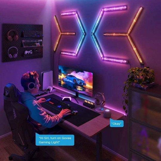 Govee Smart Φωτιστικό Glide Wall Light 4+1 LED RGBIC Μπάρα 5τμχ Govee Smart Φωτιστικό Glide Wall Light 4+1 LED RGBIC Μπάρα 5τμχ