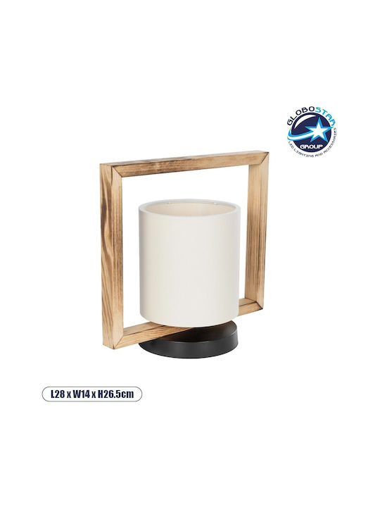 GloboStar Decorative Lamp with Socket for Bulb E27 White