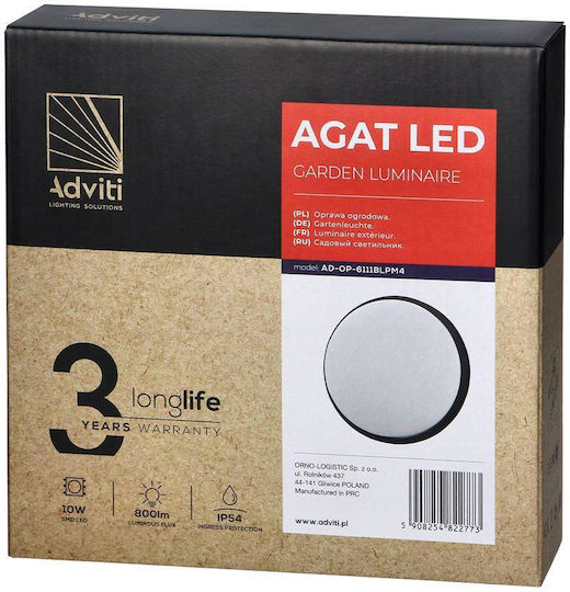 Adviti Lampă De Tavan Led Încorporat 10W 4000K Adviti Lampă De Tavan Led Încorporat 10W 4000K