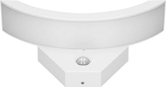 Adviti Стенно Външно Осветително Тяло LED IP54 10W с Естествено бяло Светлина 28.9x14.7x9εκ.