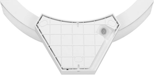 Adviti Стенно Външно Осветително Тяло LED IP54 10W с Естествено бяло Светлина 28.9x14.7x9εκ.