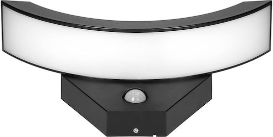 Adviti Επιτοίχιο Εξωτερικό Φωτιστικό LED IP54 10W με Φυσικό Λευκό Φως 28.9x14.7x9εκ.