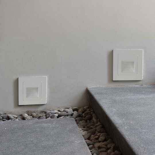 V-TAC Wandmontierte Außen-Deckenleuchte LED IP65 3W mit Warmweiß Licht 5.8x5.8x4.5εκ.