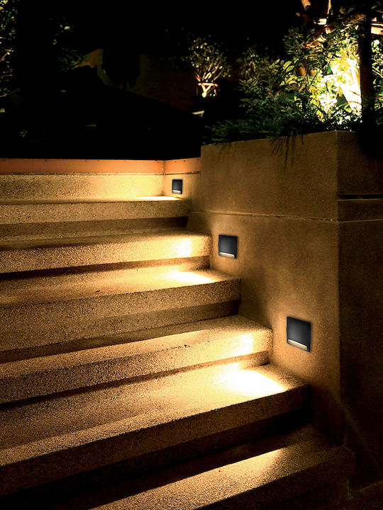 Viokef Mode Wandmontierte Außen-Deckenleuchte IP65 11.2x11.2εκ.