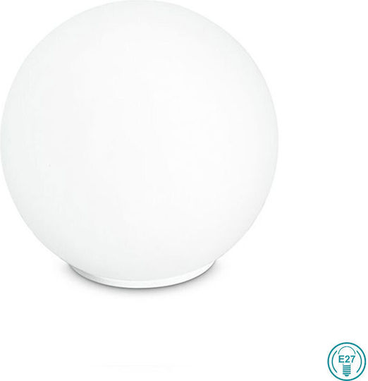 Fan Europe City Decorative Lamp with Socket for Bulb E14 White