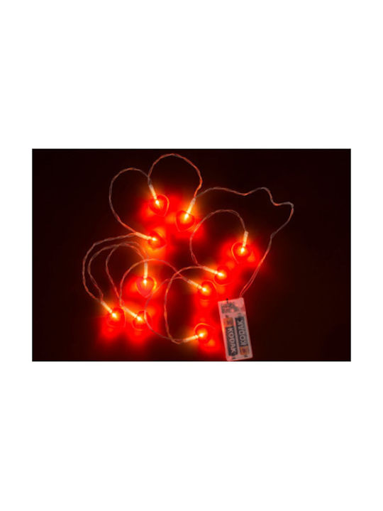 Lichterkette LED 1,65 m mit 10 Lampen