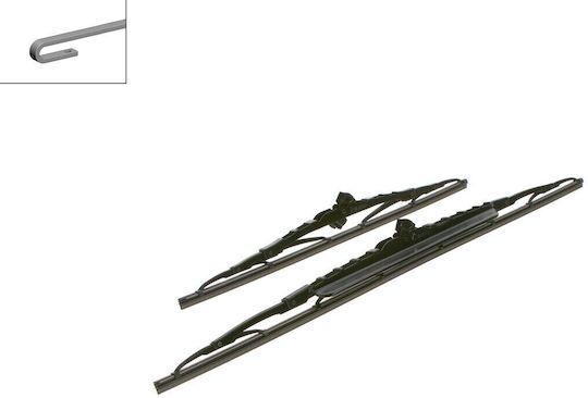 Bosch 601S Front Set Car Wiper Blades 600mm 400mm for Hyundai i20