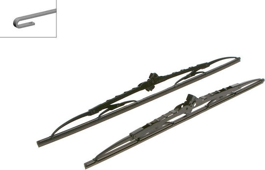 Bosch 727 Front Set Car Wiper Blades 550mm/475mm
