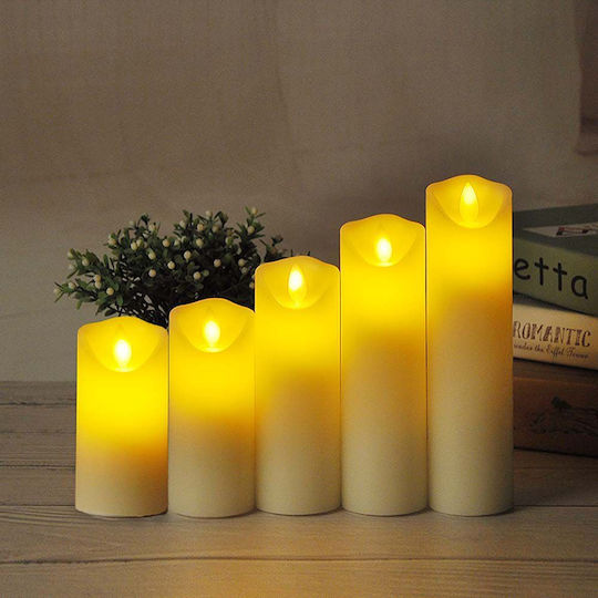 V-TAC Dekorative Lampe Wachs-Politur Weiß