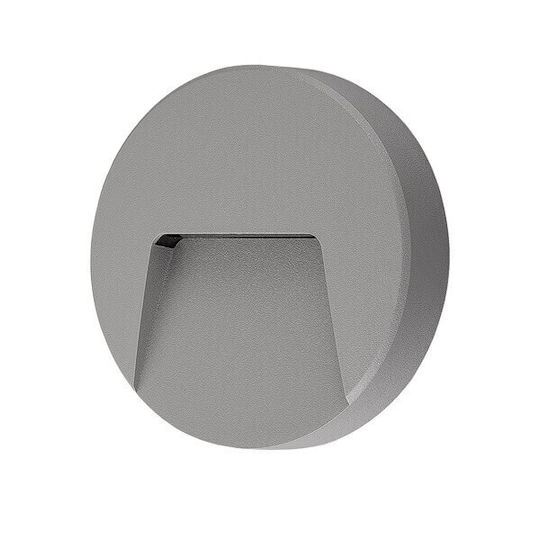 Eurolamp Επιτοίχια Εξωτερική Πλαφονιέρα LED IP65 3W με Φυσικό Λευκό Φως