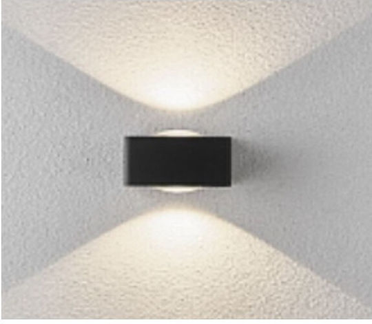 Avide Wall-Mounted Outdoor Lighting Ceiling Lamp LED IP54 6W with Natural White Light 10.1x8.7x6.15cm