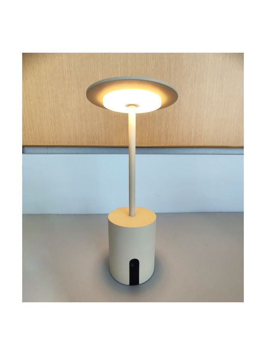 Fos me Διακοσμητικό Φωτιστικό Sandy LED Θερμό Λευκό 3000K 10x10x22εκ.