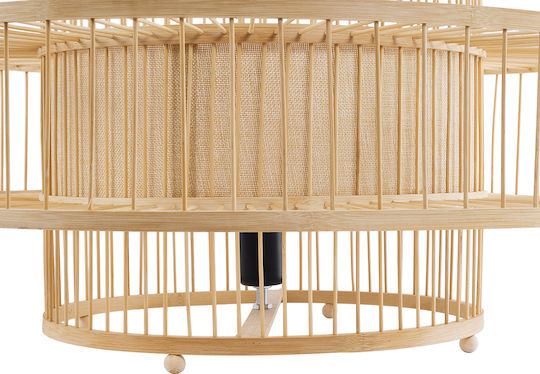 GloboStar Dekorative Lampe mit Fassung für E27 Lampe Beige