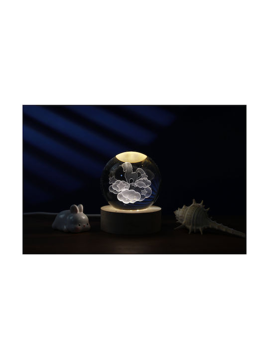 Total Gift Decorative Lamp Crystal Ball Transparent