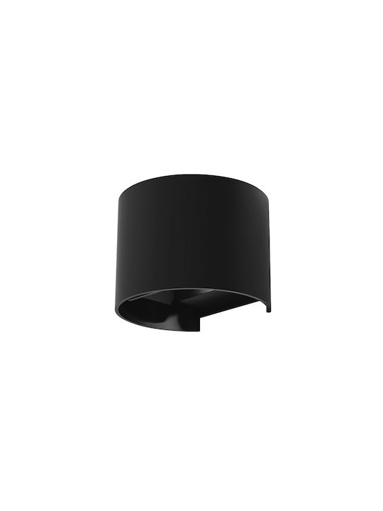 Heronia Wall-Mounted Outdoor Spot LED IP65 6W with Warm White Light Double Beam 13.7x11.7εκ.