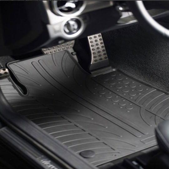 Gledring Set of Front and Rear Mats 4pcs for Peugeot 207 2006-2012 Black