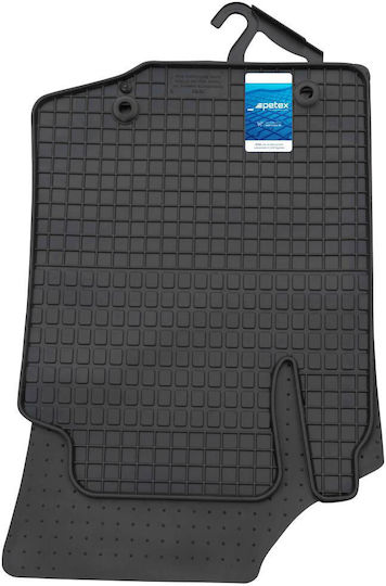 Petex Set of Front and Rear Mats 4pcs for Toyota Aygo 2014+ Black
