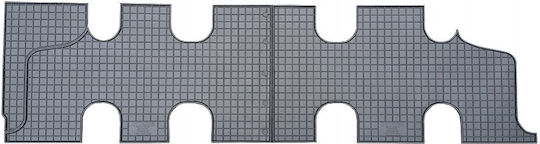 Cik Set of Front and Rear Mats 3pcs for Opel Vivaro Fiat Talento Renault Trafic 2014 Black