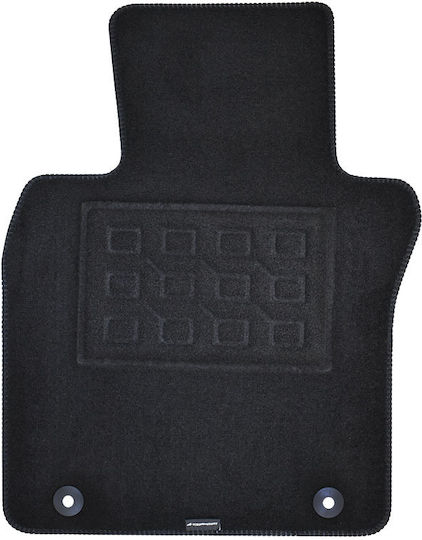 Cik Set of Front and Rear Mats 4pcs for Mazda CX-30 Black