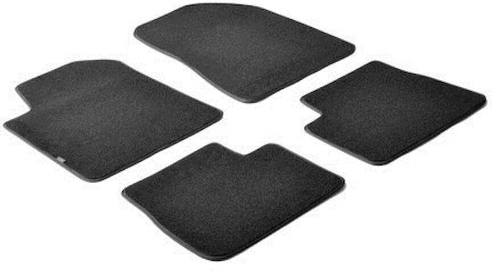 Lampa Set of Front and Rear Mats 4pcs for Alfa Romeo Giulietta 2021+ Black