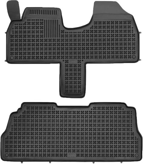 Rezaw Plast Front Mats 2pcs Tray Type for Peugeot 806 1994-2001 Black