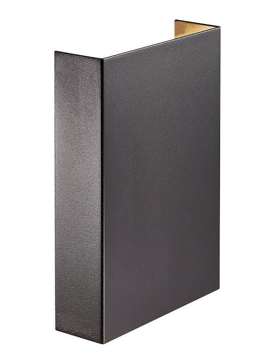 Nordlux Fold 15 Wall-Mounted Outdoor Ceiling Light LED IP54 6.4W with Warm White Light 10.5x21x21εκ.