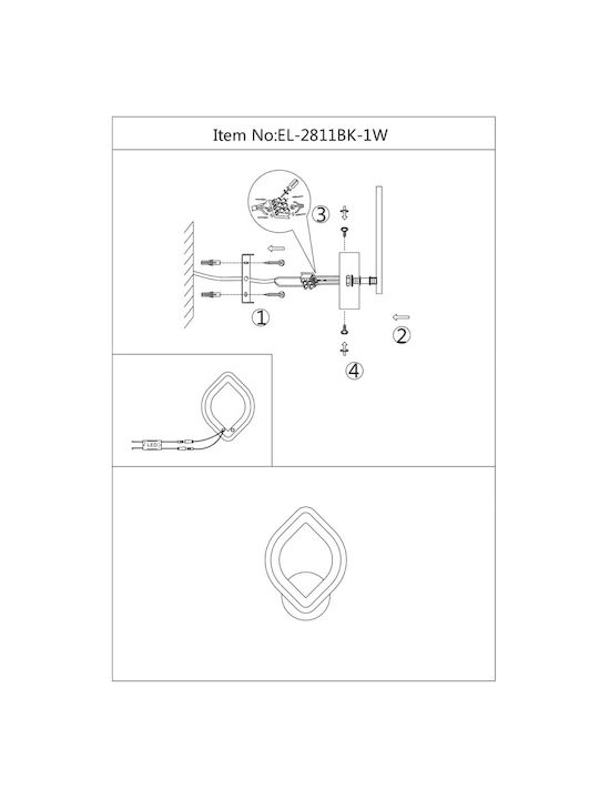 Wall-Mounted Outdoor Light LED 30W