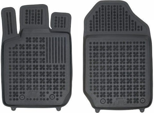 Rezaw Plast Front Mats 2pcs Tray Type for Ford Ranger 2011+ Black