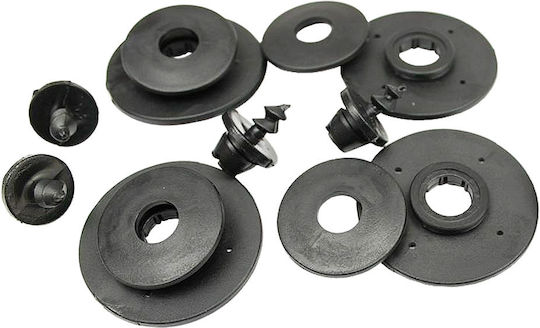Rezaw Plast Front Mats 2pcs Tray Type for Ford Ranger 2011+ Black