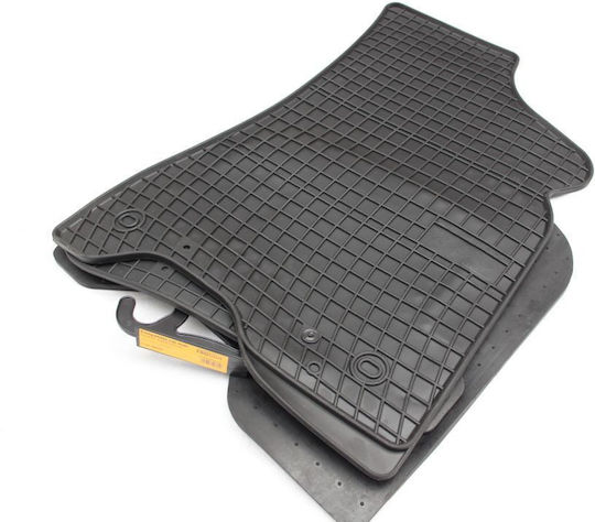 Frogum Σετ Μπροστινά και Πίσω Πατάκια 4τμχ για Chevrolet Spark 2009-2015 Μαύρα