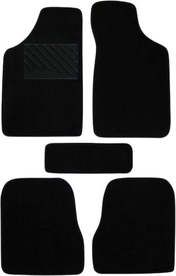 Autopataki Set of Front and Rear Mats 5pcs for Peugeot 106 1991-2003 Black