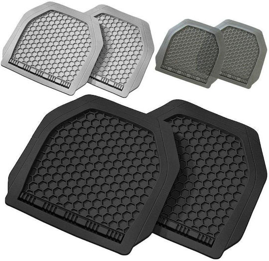 Autoline Rear Mats Universal 2pcs Tray Type Gray