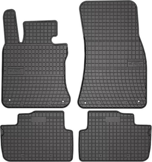 Frogum Set of Front and Rear Mats 4pcs for BMW Series 4 2013-2020 Black