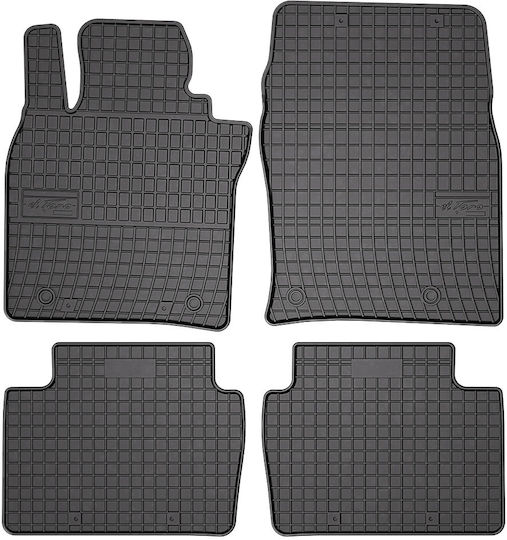 Frogum Set of Front and Rear Mats 4pcs for Mazda CX-30 2019+ Black