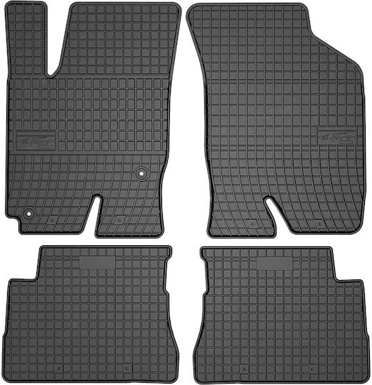 Frogum Set of Front and Rear Mats 4pcs for Hyundai Getz 2002-20011 Black