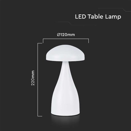 V-TAC Διακοσμητικό Φωτιστικό LED Ρυθμιζόμενο Λευκό 120εκ.