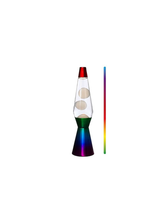 I-Total Decorative Lamp Lava Lamp LED White