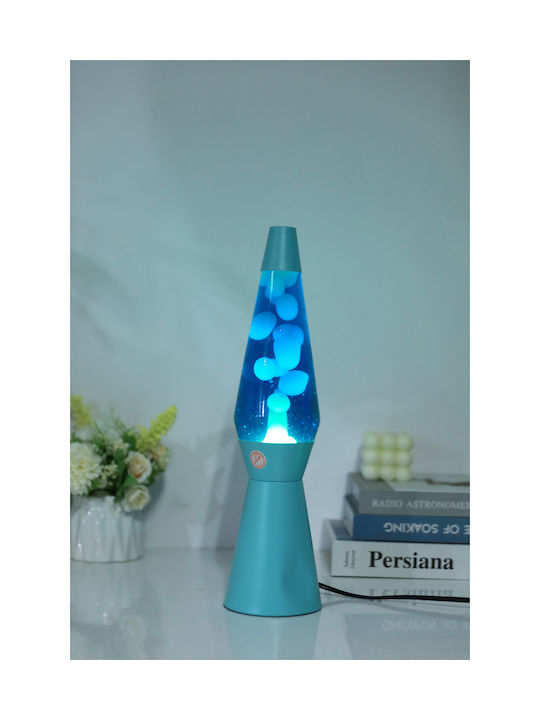 I-Total Διακοσμητικό Φωτιστικό Lava Lamp Μπλε