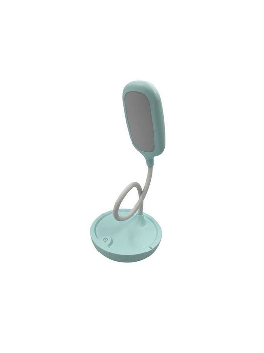 Factory LED Office Lamp with Flexible Arm in Light Blue Color