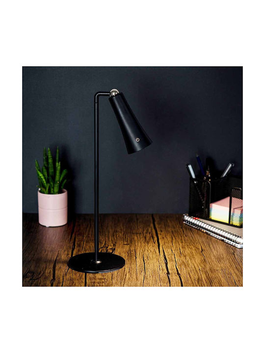 Omnia LED Schreibtischlampe und Clip in Schwarz Farbe