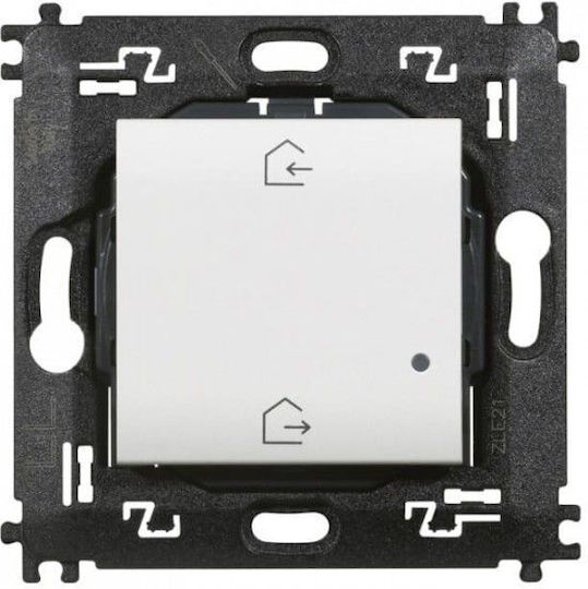 Bticino Comutator De Perete Electric Simplu Fără Ramă Alb