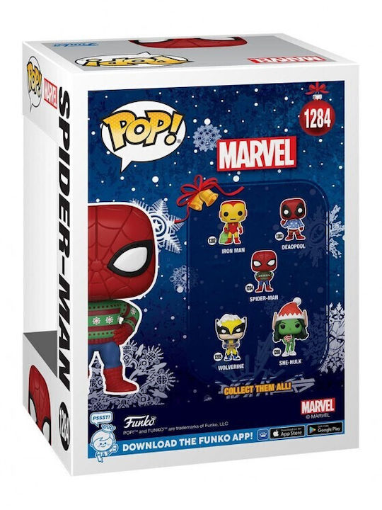 Funko Pop! Marvel: Marvel - Spider-Man (Holiday) 1284 Bobble-Head Special Edition